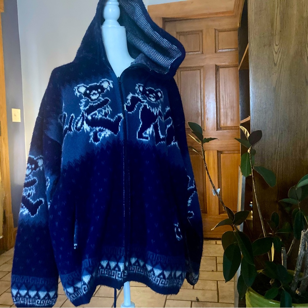 Official Grateful Dead 
*100% Alpaca Wool
Zip Up Hoodie